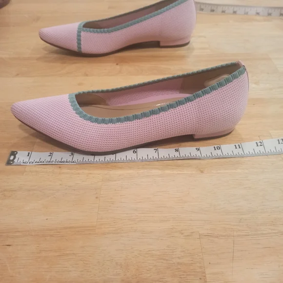 Vionic Dahlia Pointed Toe Ballet Flats Comfort Shoes cameo Pink Sz 9.5 New - Picture 9 of 14